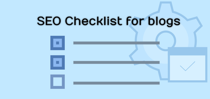 seo checklist for bloggers